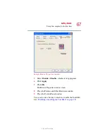 Preview for 67 page of Toshiba 2410-S185 User Manual