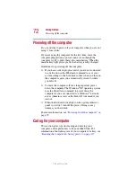 Preview for 72 page of Toshiba 2410-S185 User Manual