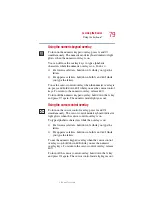 Preview for 79 page of Toshiba 2410-S185 User Manual