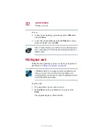 Preview for 82 page of Toshiba 2410-S185 User Manual