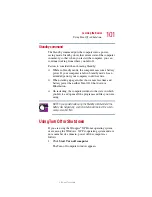 Preview for 101 page of Toshiba 2410-S185 User Manual