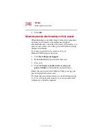 Preview for 246 page of Toshiba 2410-S185 User Manual