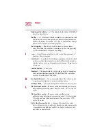 Preview for 262 page of Toshiba 2410-S185 User Manual