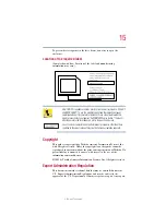 Предварительный просмотр 15 страницы Toshiba 2455 S305 - Satellite - Pentium 4 2.4 GHz User Manual