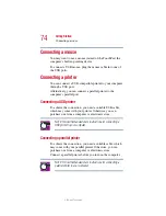 Предварительный просмотр 74 страницы Toshiba 2455 S305 - Satellite - Pentium 4 2.4 GHz User Manual