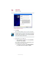 Предварительный просмотр 76 страницы Toshiba 2455 S305 - Satellite - Pentium 4 2.4 GHz User Manual