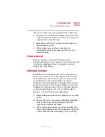 Предварительный просмотр 103 страницы Toshiba 2455 S305 - Satellite - Pentium 4 2.4 GHz User Manual