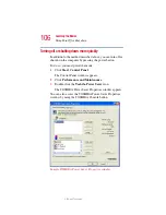 Предварительный просмотр 106 страницы Toshiba 2455 S305 - Satellite - Pentium 4 2.4 GHz User Manual