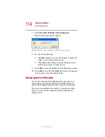 Предварительный просмотр 114 страницы Toshiba 2455 S305 - Satellite - Pentium 4 2.4 GHz User Manual