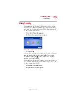 Предварительный просмотр 115 страницы Toshiba 2455 S305 - Satellite - Pentium 4 2.4 GHz User Manual