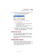 Предварительный просмотр 119 страницы Toshiba 2455 S305 - Satellite - Pentium 4 2.4 GHz User Manual