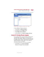 Предварительный просмотр 163 страницы Toshiba 2455 S305 - Satellite - Pentium 4 2.4 GHz User Manual