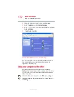 Предварительный просмотр 172 страницы Toshiba 2455 S305 - Satellite - Pentium 4 2.4 GHz User Manual