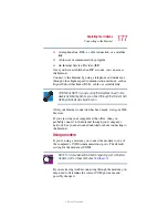 Предварительный просмотр 177 страницы Toshiba 2455 S305 - Satellite - Pentium 4 2.4 GHz User Manual