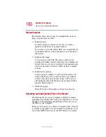 Предварительный просмотр 180 страницы Toshiba 2455 S305 - Satellite - Pentium 4 2.4 GHz User Manual