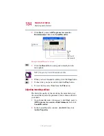 Предварительный просмотр 184 страницы Toshiba 2455 S305 - Satellite - Pentium 4 2.4 GHz User Manual