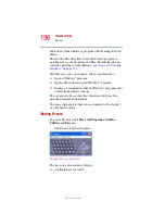 Предварительный просмотр 196 страницы Toshiba 2455 S305 - Satellite - Pentium 4 2.4 GHz User Manual