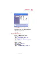 Предварительный просмотр 201 страницы Toshiba 2455 S305 - Satellite - Pentium 4 2.4 GHz User Manual