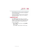 Предварительный просмотр 205 страницы Toshiba 2455 S305 - Satellite - Pentium 4 2.4 GHz User Manual