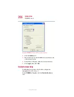 Предварительный просмотр 206 страницы Toshiba 2455 S305 - Satellite - Pentium 4 2.4 GHz User Manual