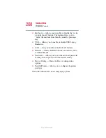 Предварительный просмотр 208 страницы Toshiba 2455 S305 - Satellite - Pentium 4 2.4 GHz User Manual