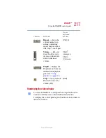 Предварительный просмотр 217 страницы Toshiba 2455 S305 - Satellite - Pentium 4 2.4 GHz User Manual