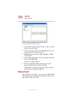 Предварительный просмотр 220 страницы Toshiba 2455 S305 - Satellite - Pentium 4 2.4 GHz User Manual