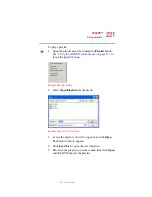 Предварительный просмотр 221 страницы Toshiba 2455 S305 - Satellite - Pentium 4 2.4 GHz User Manual