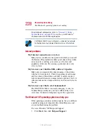 Предварительный просмотр 228 страницы Toshiba 2455 S305 - Satellite - Pentium 4 2.4 GHz User Manual