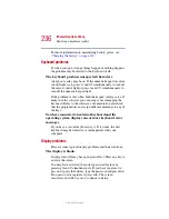 Предварительный просмотр 236 страницы Toshiba 2455 S305 - Satellite - Pentium 4 2.4 GHz User Manual