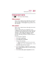 Предварительный просмотр 261 страницы Toshiba 2455 S305 - Satellite - Pentium 4 2.4 GHz User Manual