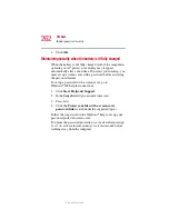 Предварительный просмотр 262 страницы Toshiba 2455 S305 - Satellite - Pentium 4 2.4 GHz User Manual