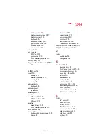 Предварительный просмотр 289 страницы Toshiba 2455 S305 - Satellite - Pentium 4 2.4 GHz User Manual