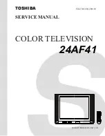 Toshiba 24AF41 Service Manual preview