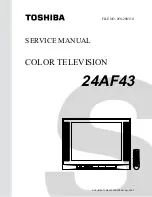 Toshiba 24AF43 Service Manual предпросмотр