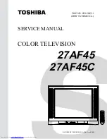 Toshiba 24AF45 Service Manual preview