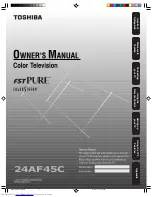 Toshiba 24AF45C Owner'S Manual preview