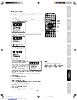 Preview for 21 page of Toshiba 24AF45C Owner'S Manual