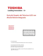 Предварительный просмотр 1 страницы Toshiba 24L4200LP (Spanish) Guía Del Usuario