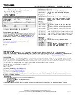 Preview for 2 page of Toshiba 24L4200U Product Specification