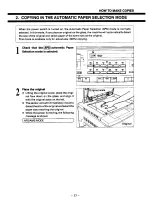 Preview for 17 page of Toshiba 2550 Operator'S Manual