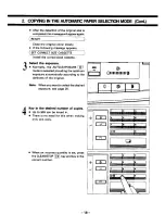 Preview for 18 page of Toshiba 2550 Operator'S Manual