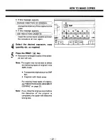 Preview for 21 page of Toshiba 2550 Operator'S Manual