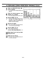 Preview for 42 page of Toshiba 2550 Operator'S Manual