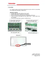 Preview for 13 page of Toshiba 26/32HL84 Service Instruction