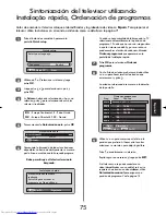 Preview for 75 page of Toshiba 26/32WL36 Owner'S Manual