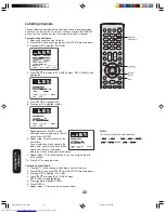 Предварительный просмотр 22 страницы Toshiba 26AF45C Owner'S Manual