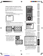 Предварительный просмотр 25 страницы Toshiba 26AF45C Owner'S Manual