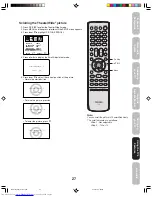 Предварительный просмотр 27 страницы Toshiba 26AF45C Owner'S Manual