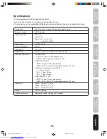 Предварительный просмотр 33 страницы Toshiba 26AF45C Owner'S Manual